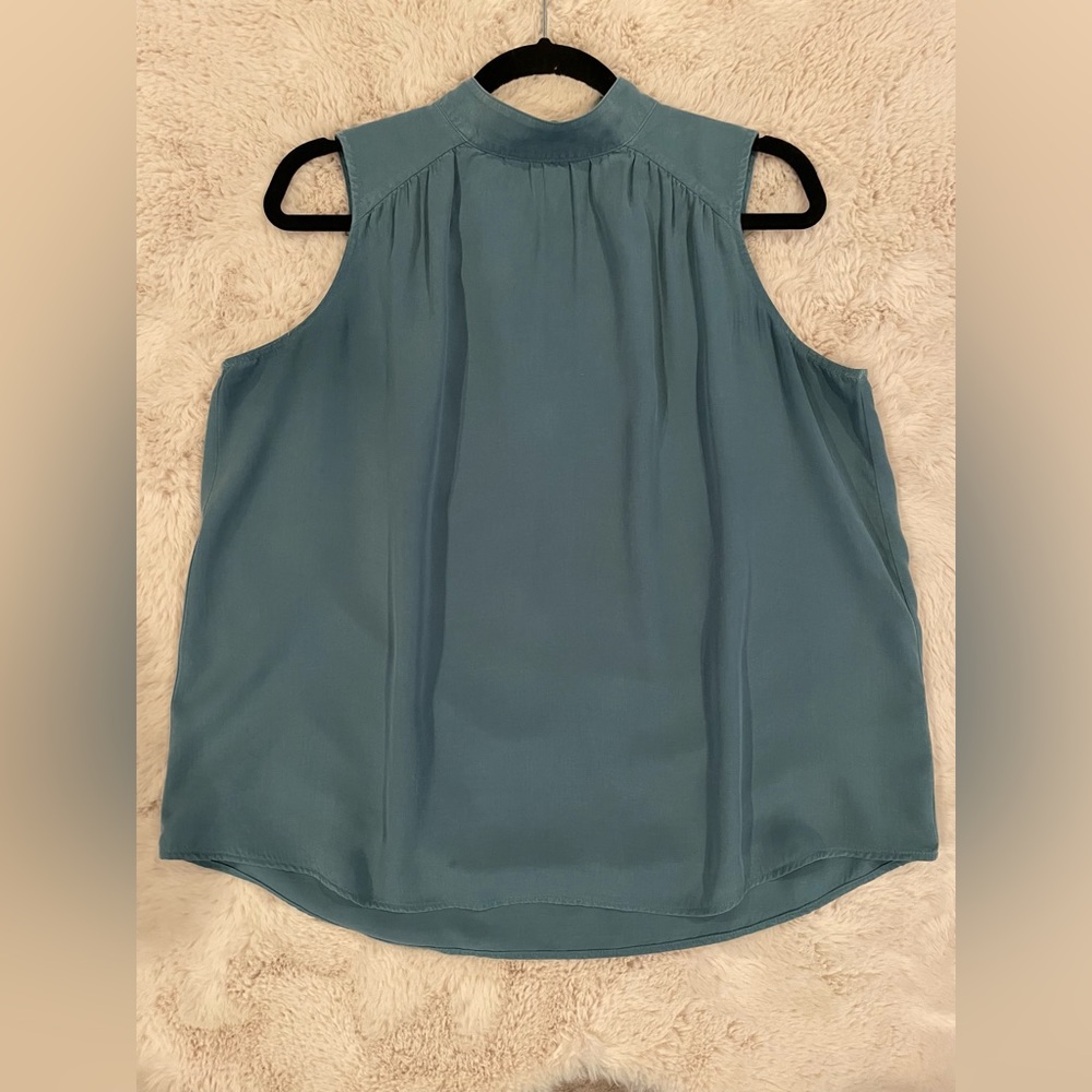 Anthropologie - Cloth and Stone Dusty Teal Sleeveless Blouse